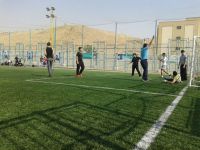 برگزاری مسابقه  فوتبال در اردو